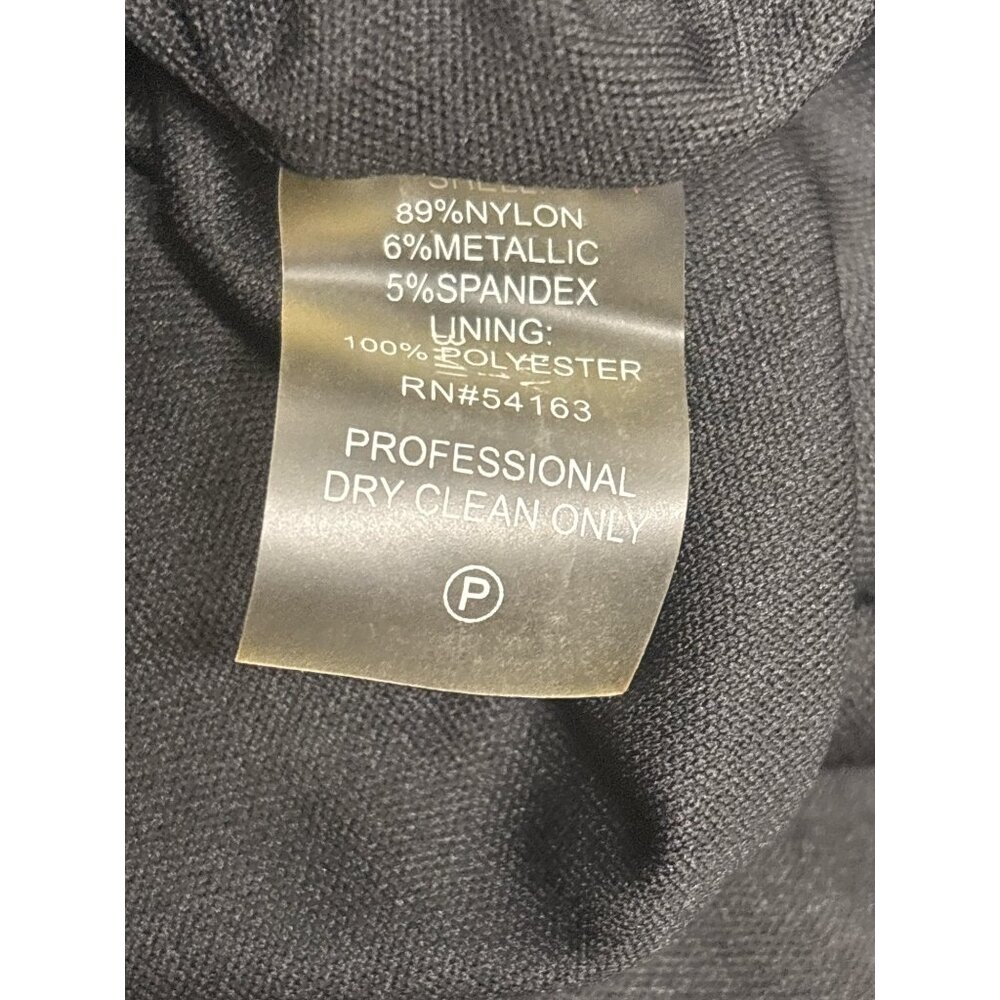 Calvin Klein Metallic Knit Maxi Dress – Size 14 - Picture 7 of 9